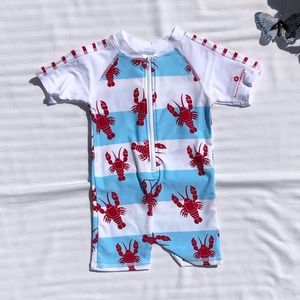 SnapperRock Lobster Sunsuit Sz 0-6 Months